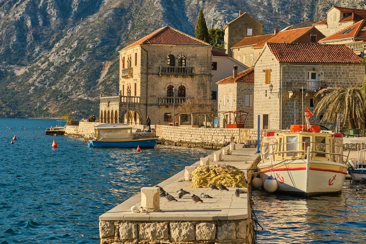 Les petits palais de Perast