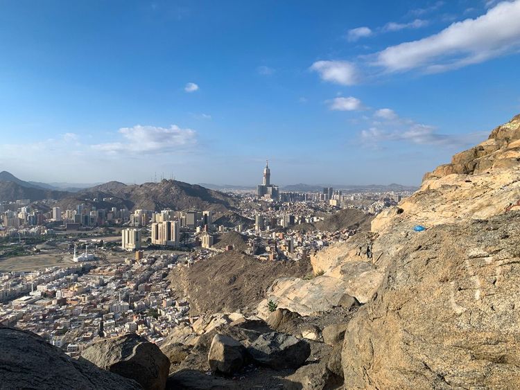 La grotte de Hira sur la montagne Jabal Al Nour