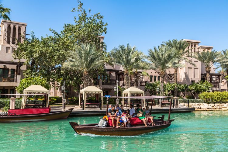 Traditional boat trip in Dubai