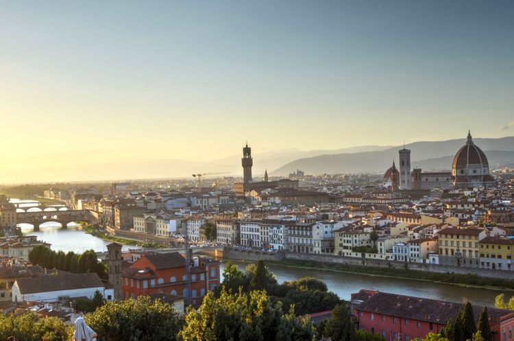 Una de las vistas más emblemáticas de Florencia