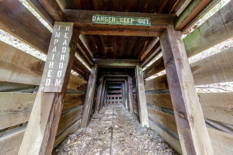 Entrée de la mine d'Almaden, désormais désaffectée