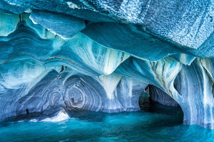 Le grotte di marmo del lago General Carrera