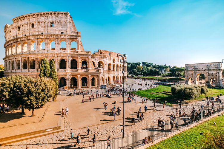 The wonder of Rome: the Colosseum