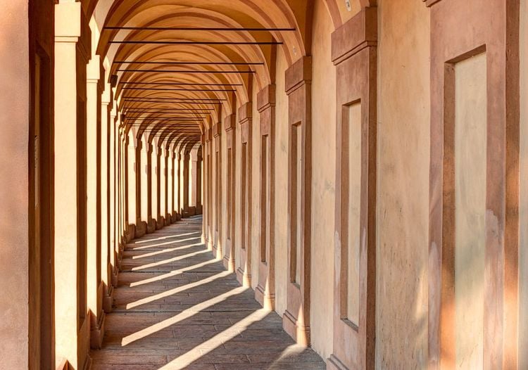 Portico di San Luca, Bologne, Italie