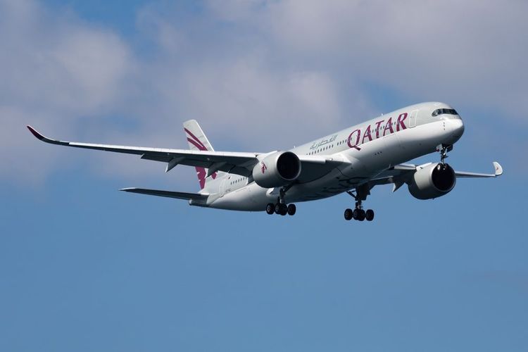 Un avion de la compagnie Qatar Airways