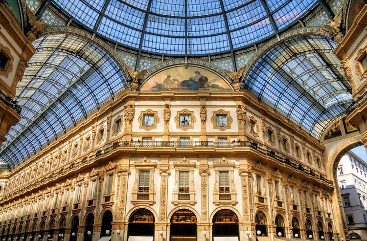 La Galleria Vittorio Emanuele II à Milan.