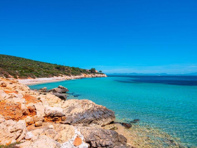 L'eau turquoise de la plage de Maladroxia