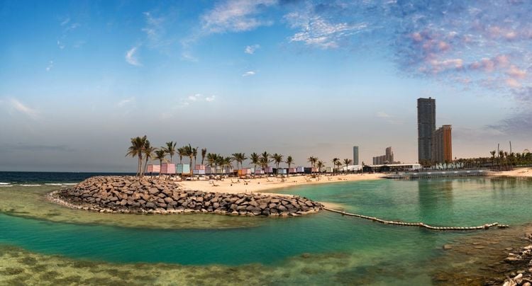 Plage de la corniche de Djeddah