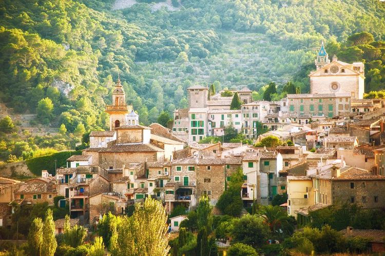 Village de montagne de Valldemosa à Majorque, Espagne