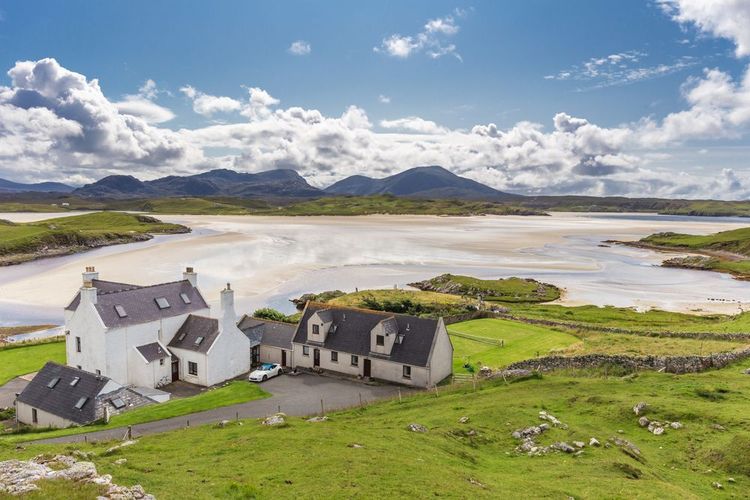 La marée montante à Uig Sands