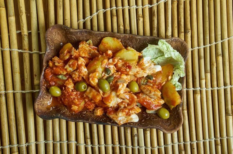 Une assiette de stockfish
