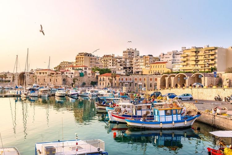 Héraklion en début de matinée, Grèce