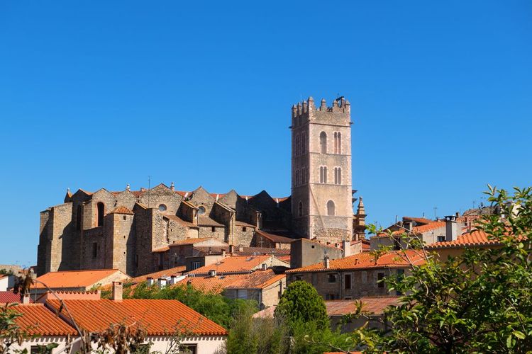 The village of Ille-sur-Têt, Pyrénées-Orientales, France