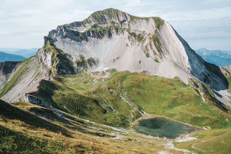 Mont Charvin,Haute-Savoie, en France