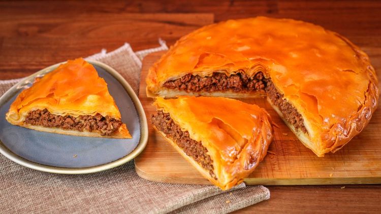 Le byrek, une tourte à la viande