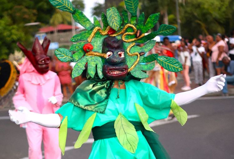 Personnage pendant le Carnaval de Martinique