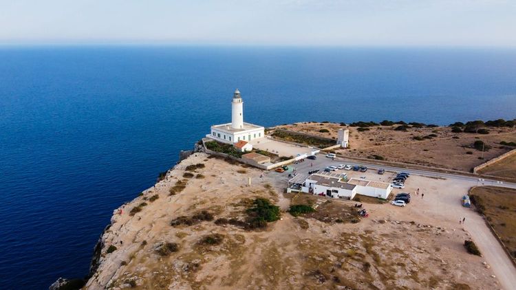 Le phare vu du ciel