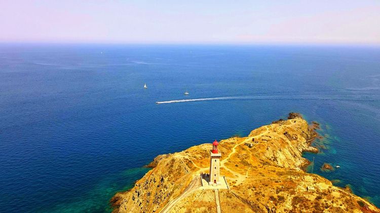 Der Leuchtturm von Cap Béart in Port-Vendres