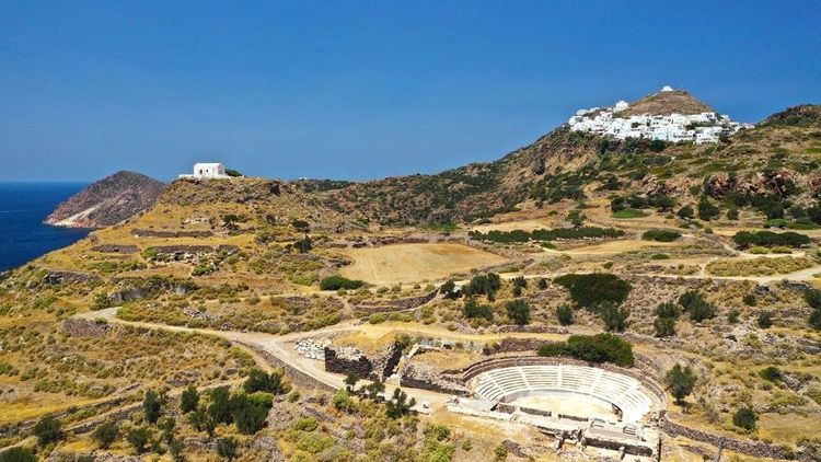 Site où a été découvert la Vénus de Milo, à Milos