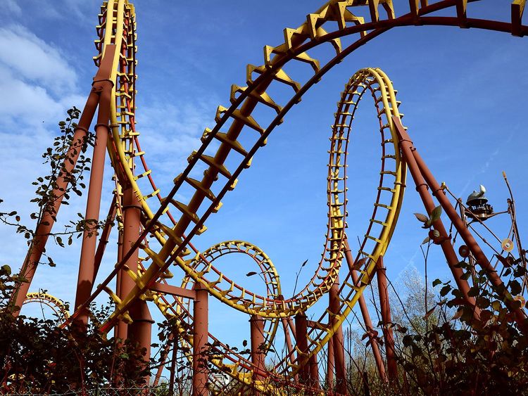 Loopings au parc Astérix