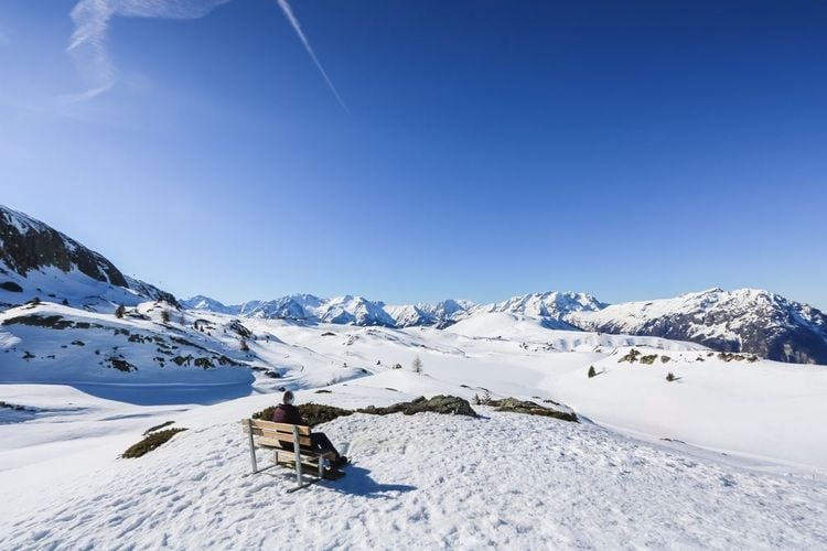 Ciel bleu et soleil à l'Alpe d'Huez
