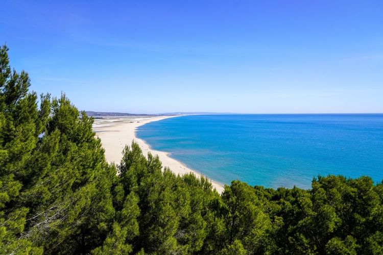 La spiaggia di Leucate, nella regione dei Pyrénées-Orientales