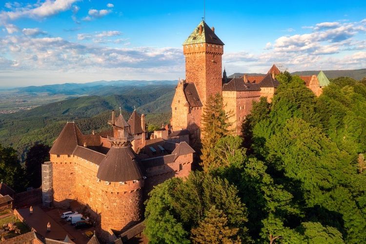 Le Château médiéval du Haut-Koenigsbourg
