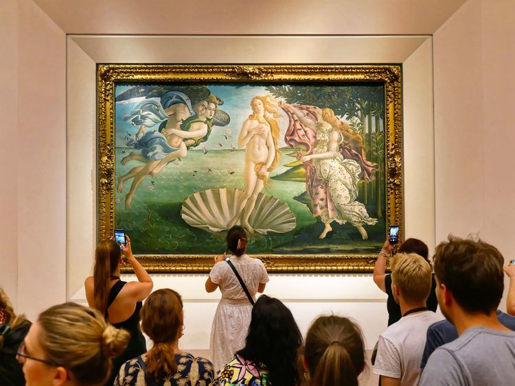 El nacimiento de Venus de Botticelli