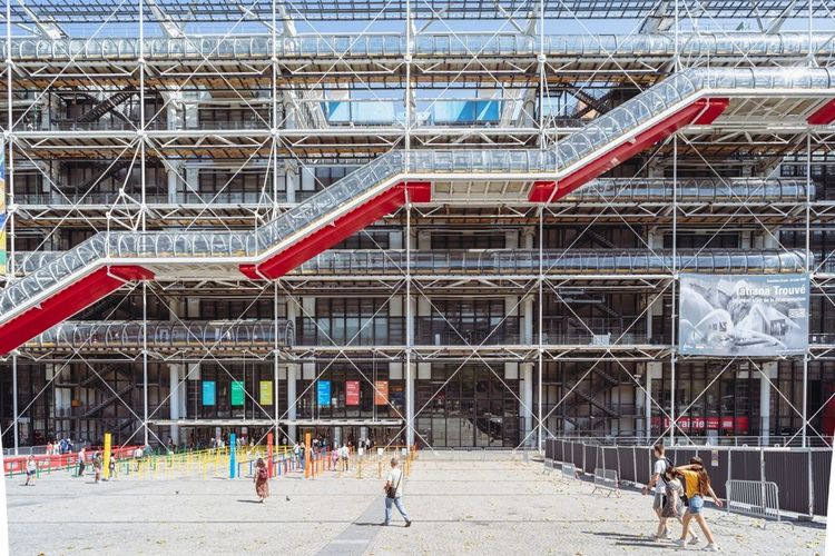 Le centre Pompidou.