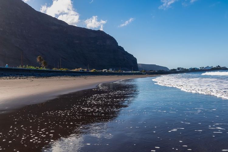Vue panoramique sur la plage Playa Valle Gran Rey