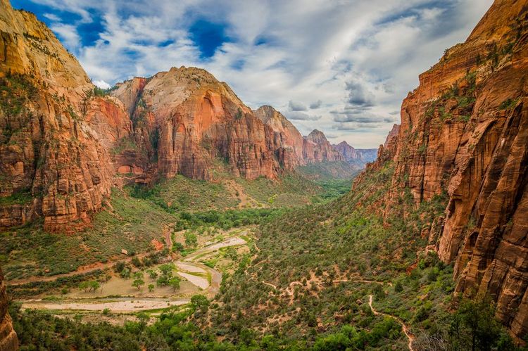 Parc national de Zion dans l'Utah