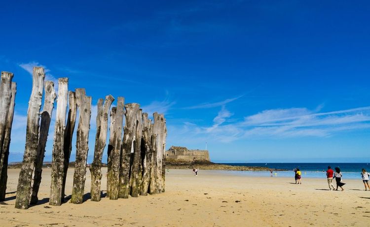 Plage du Sillon à Saint Malo