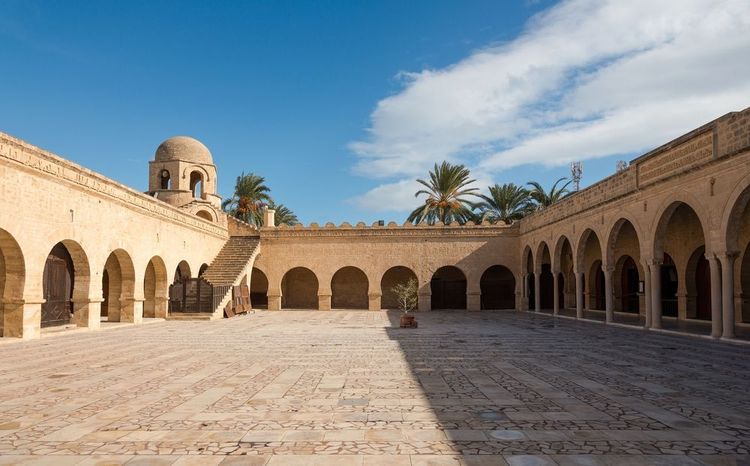 Cour de la Grande Mosquée de Sousse, Tunisie