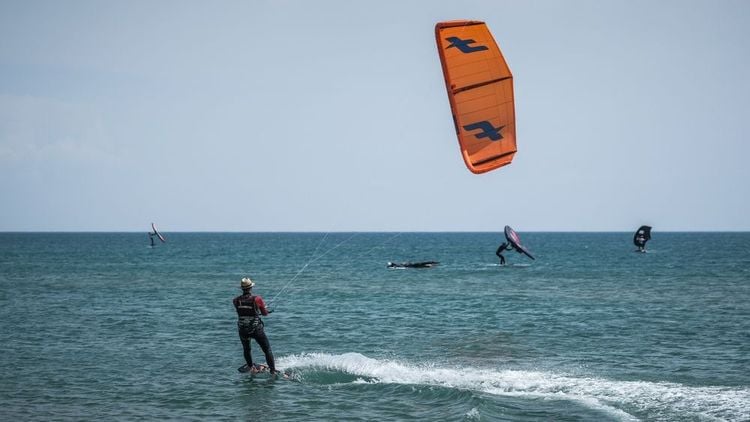Kitesurf à Leucate