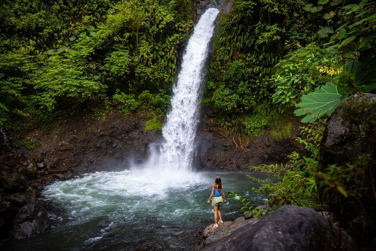 Une des cascades de La Paz