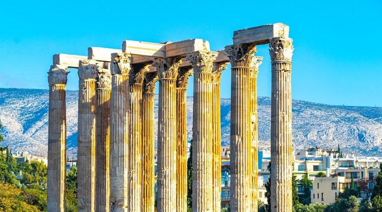 Les ruines d'Olympie.
