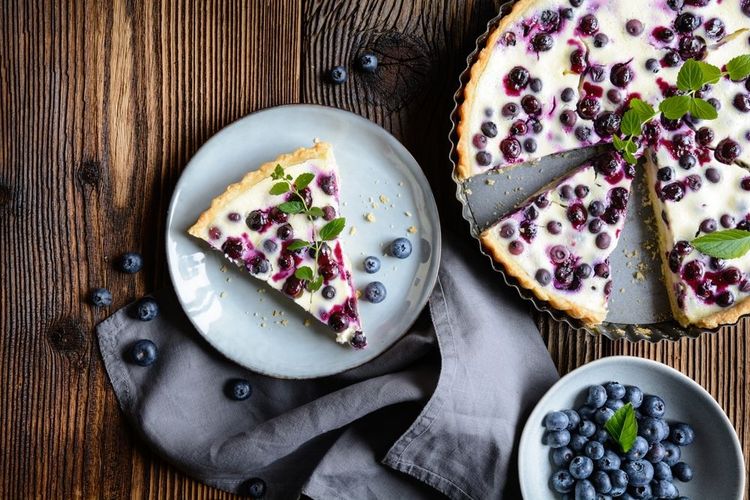 Tarte aux myrtilles