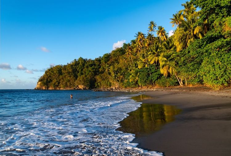 L'Anse Couleuvre, bien tranquille en fin de journée