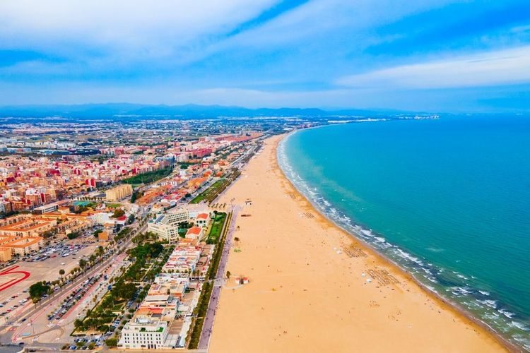 Plage de la Malvarrosa, Valence, Espagne