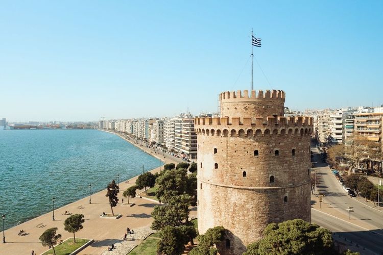  Tour Blanche à Thessalonique, Grèce