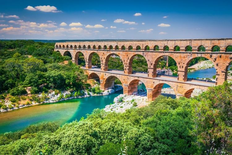Pont du Gard, ancien aqueduc à trois étages