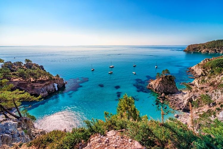 Péninsule de Crozon en Bretagne, France