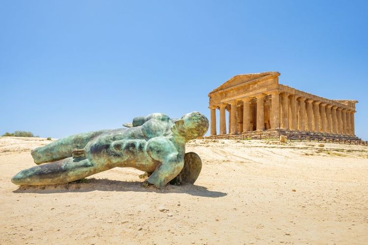 Temple de Concordia, Vallée des Temples, Sicile, Italie
