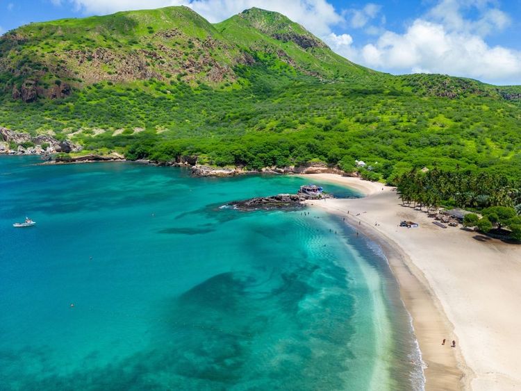 Plage de Tarrafal, île de Santiago, Cap Vert