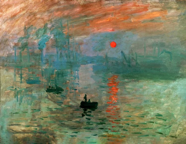 C'est dans le port du Havre intitulé "Impression, Soleil Levant" que Cl. Monet donne naissance à l'Impressionnisme