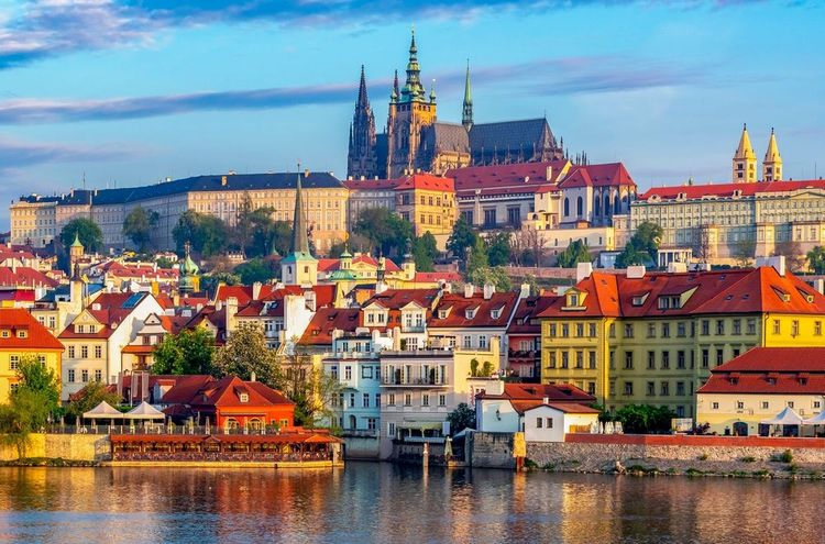 Prague, la capitale de la République tchèque.