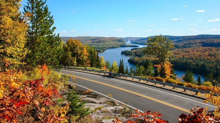 Parc national de la Mauricie du lac Wapizagonke Québec Canada