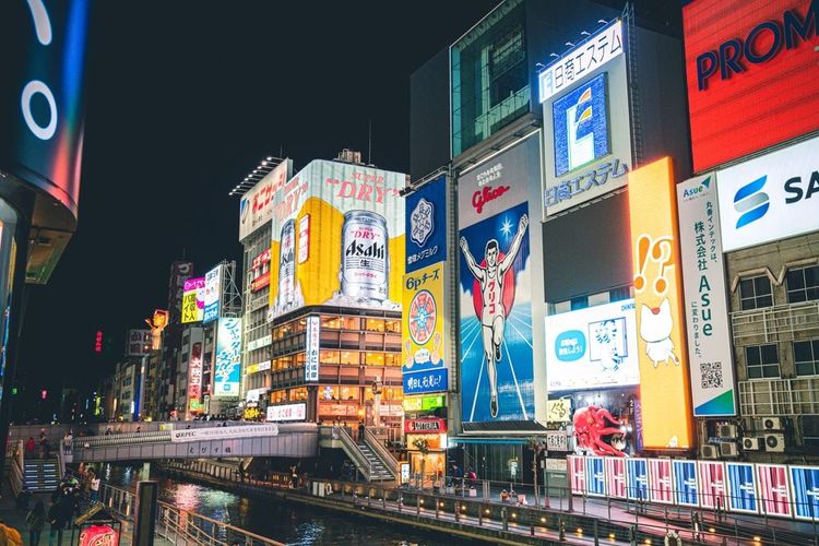 Gluco Man, Dotonbori, Osaka, Japon