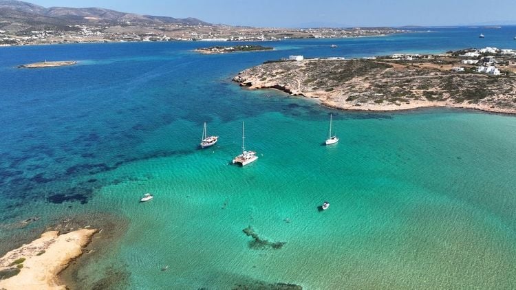 Antiparos, un lagon de plus dans l'archipel des Cyclades