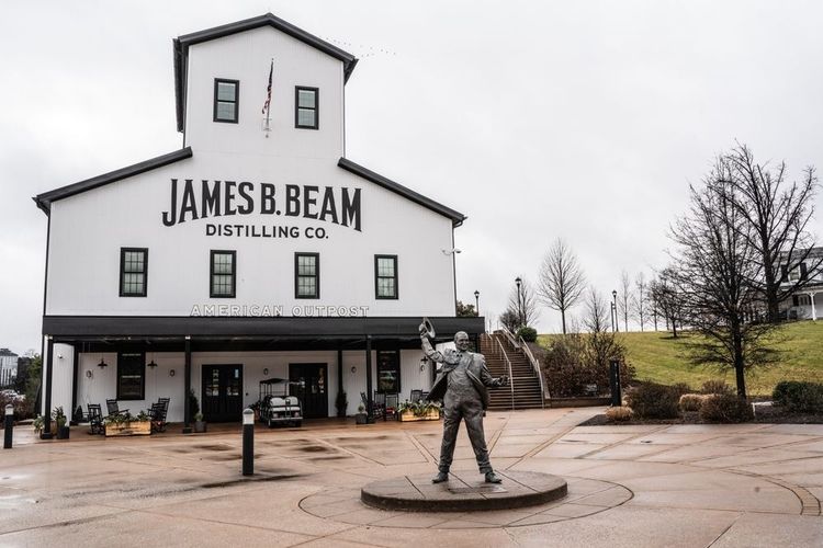 James B. Beam Bourbon Distillery et Homestead le long de la piste du Kentucky Bourbon